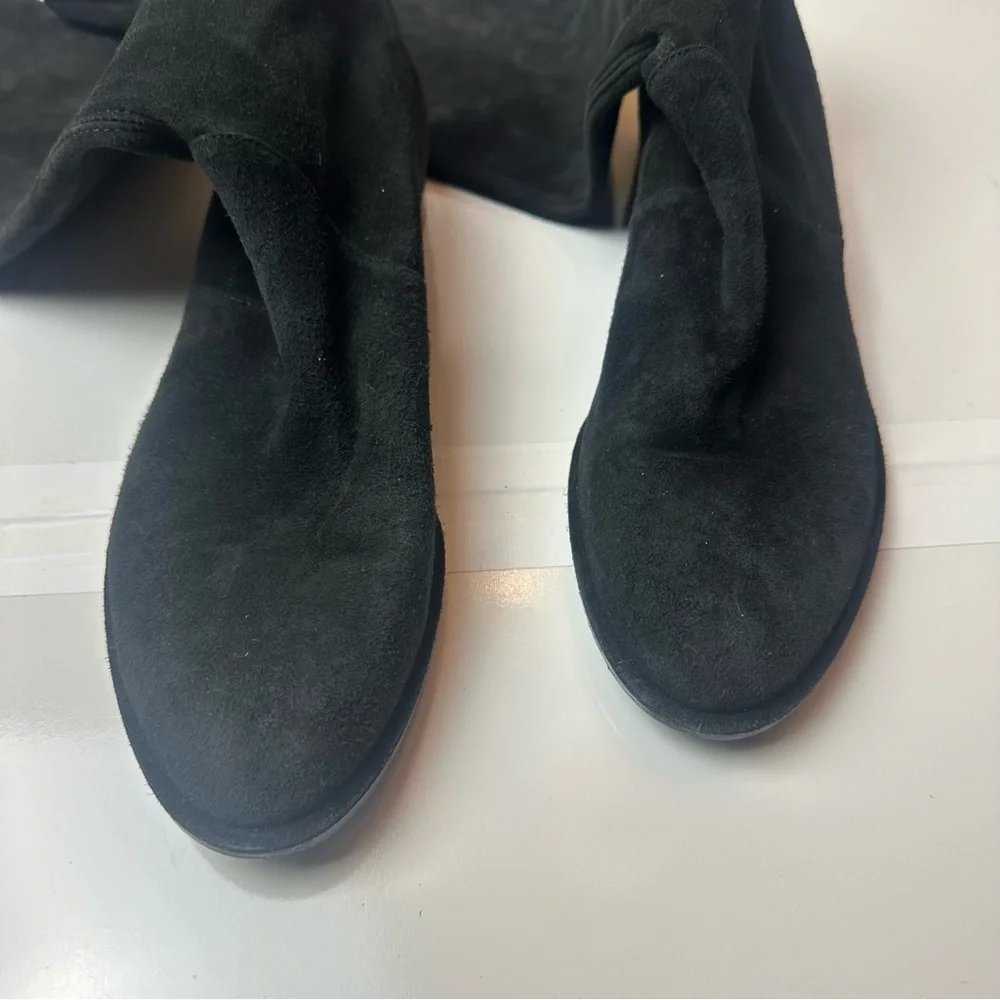 Stuart Weitzman Lowland Black Over the Knee Boots